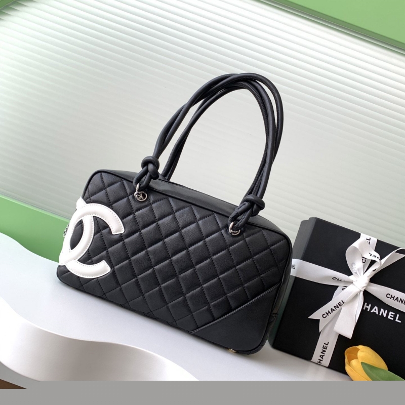 Ch*el top handle bags